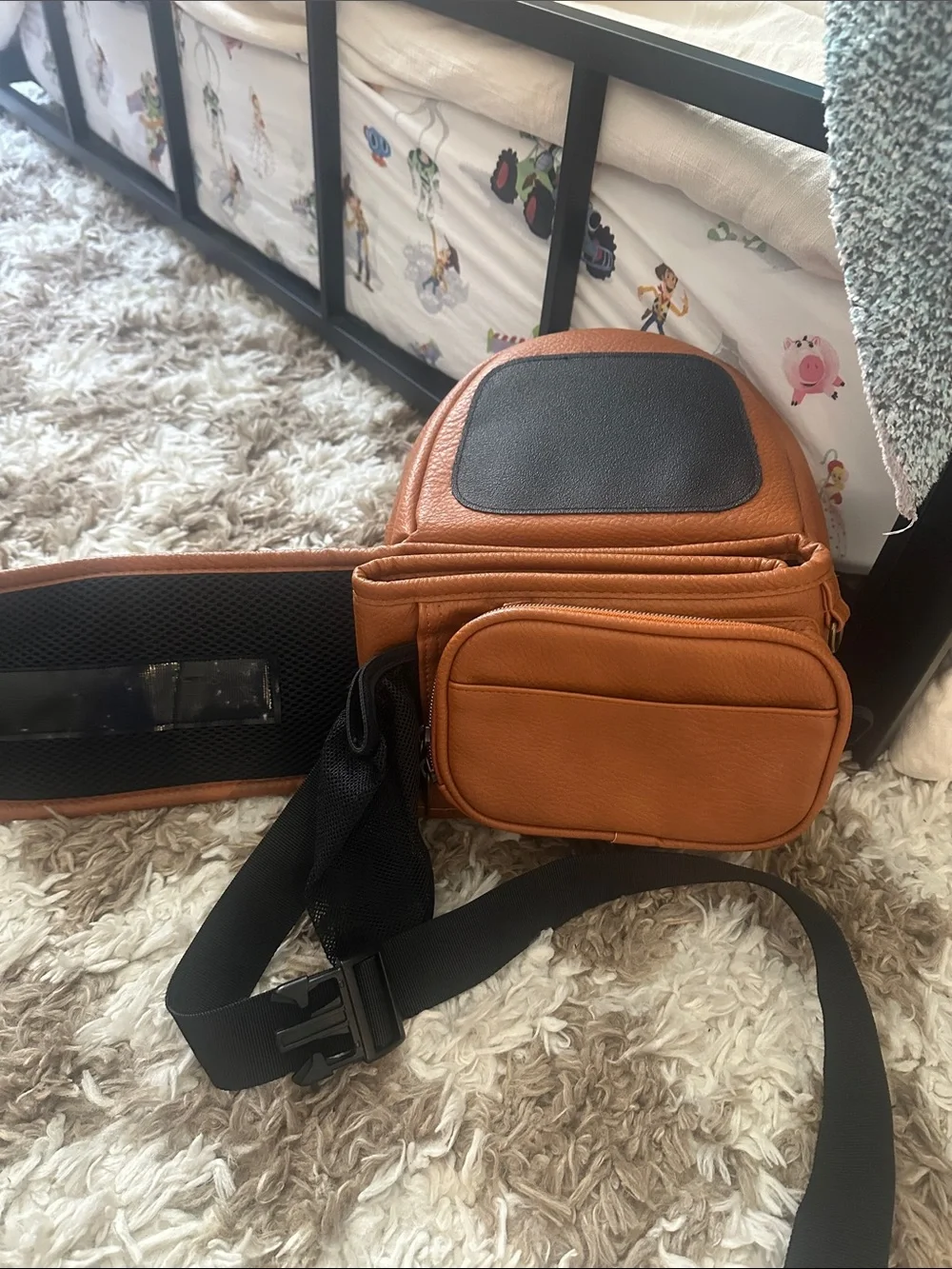tushbaby Kids Backpack in Warm Tan